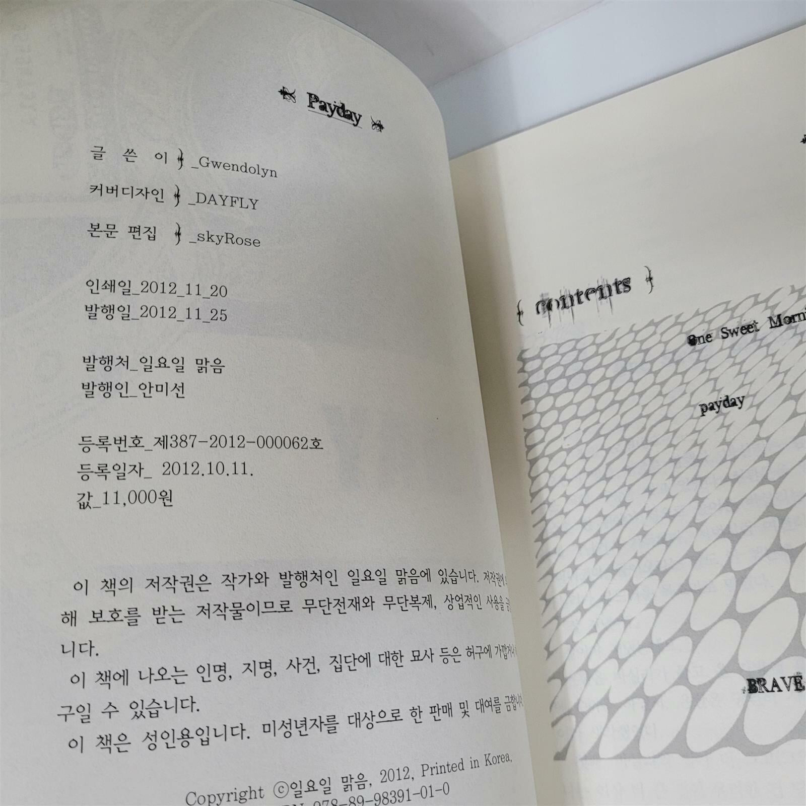 B씨의 반복되는 하루 (단요한/BL동인지/소장용)