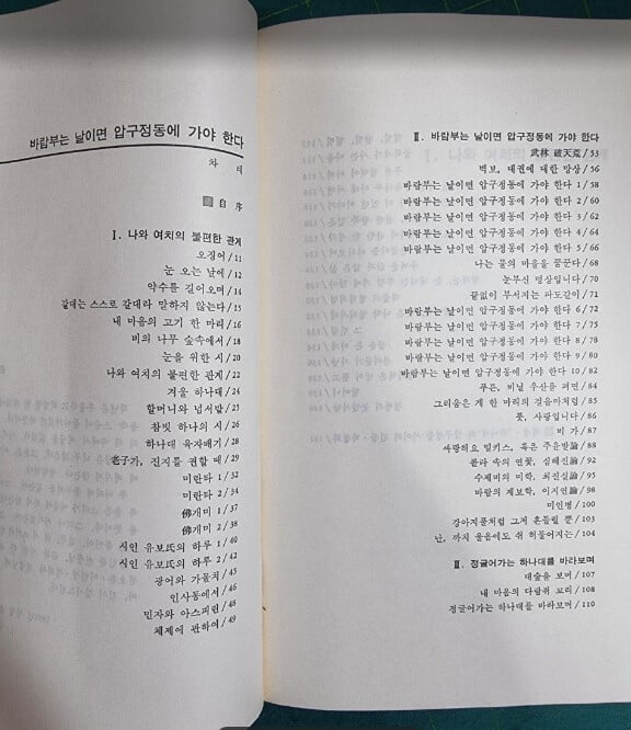 바람부는 날이면 압구정동에 가야 한다 - 유하 시집 (문학과지성 시인선 104) [초판본] - 실사진과 설명확인요망