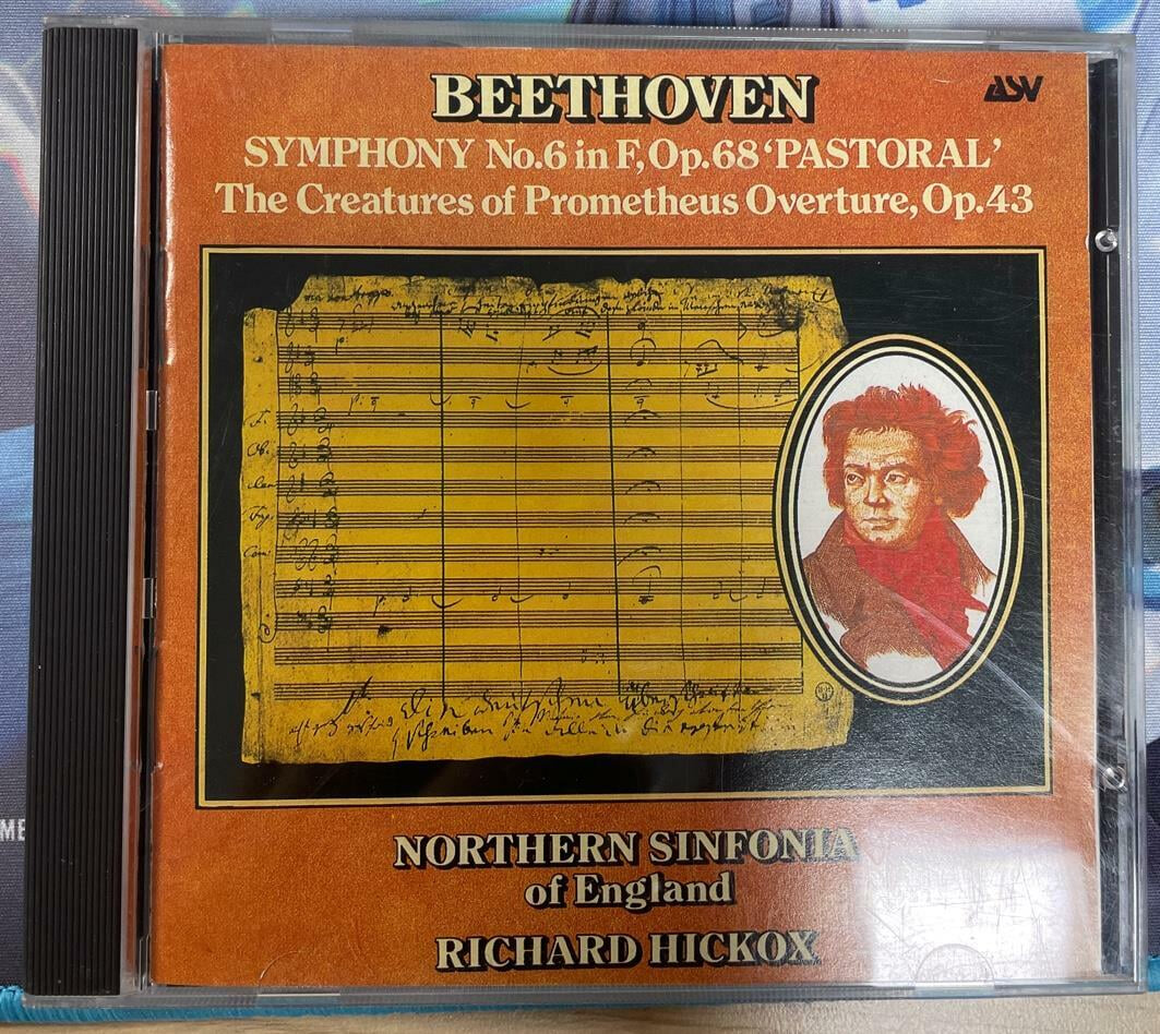 Beethoven : Symphony no.6 외 - Richard Hickox / SKC / 상태 : 최상 (설명과 사진 참고)