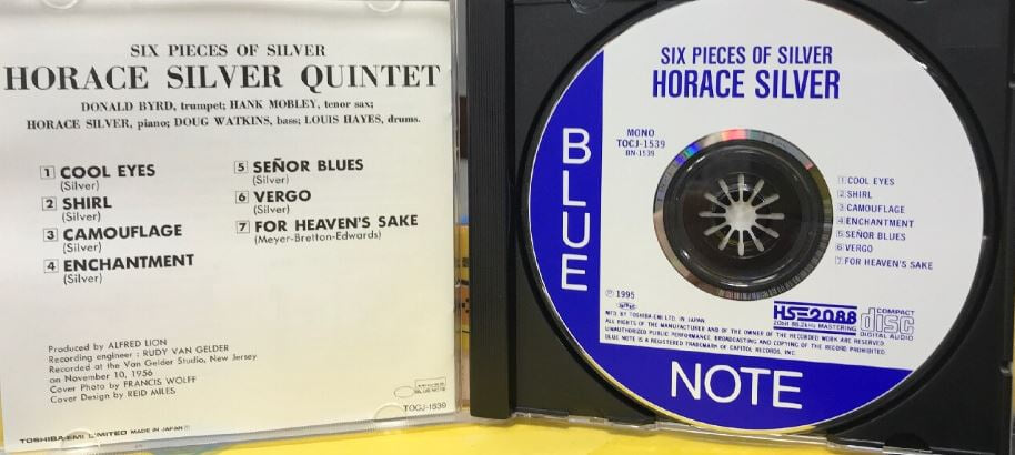 호레이스 실버 퀸텟 - The Horace Silver Quintet - 6 Pieces Of Silver [일본발매]