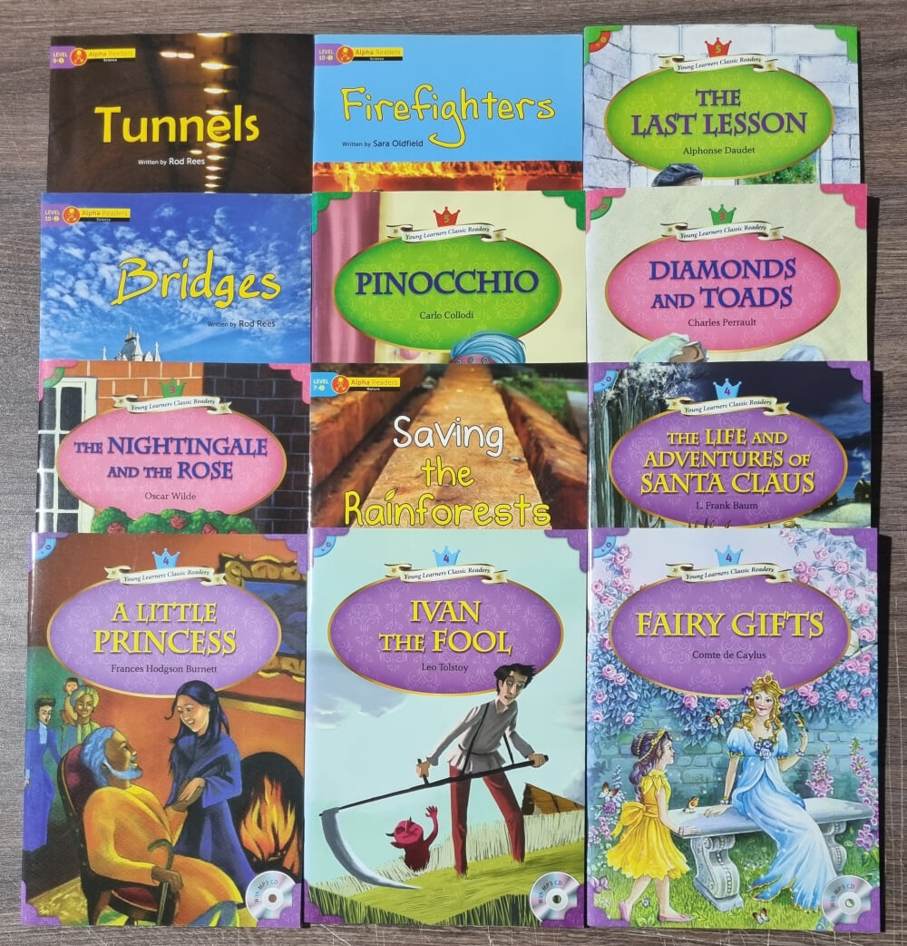 Young Learners Classic Readers 12권(CD12장포함)-Lv3-2권 / Lv4-4권 / Lv5-2권 / Lv7-1권 / Lv9-1권 / Lv10-2권) 