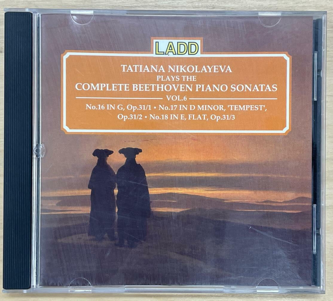 (CD)TATIANA NIKOLAYEVA plays the COMPLETE BEETHOVEN PIANO SONATAS Volume 6 / 상태 : 최상 (설명과 사진 참고)