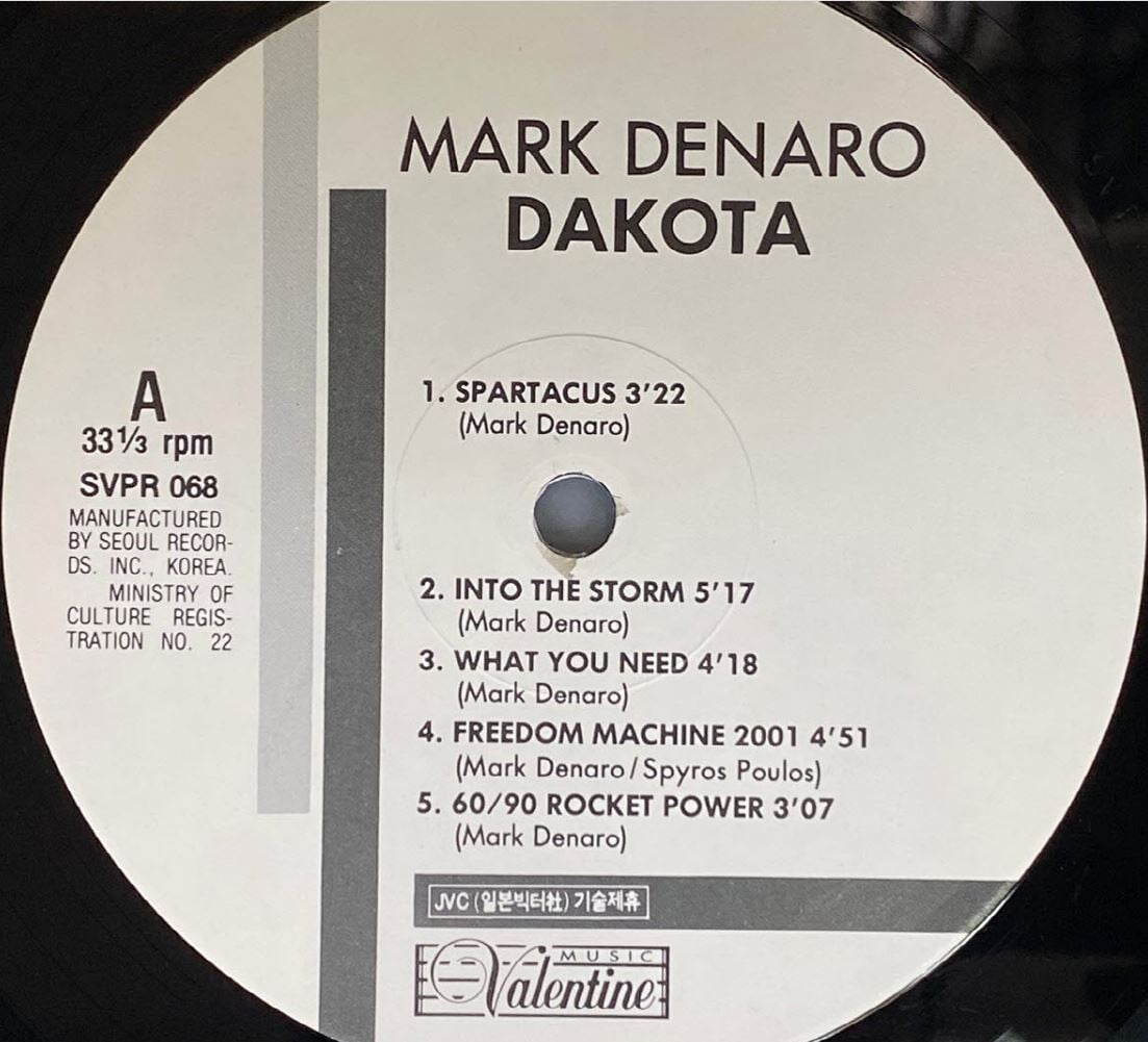 [LP] 마크 데나로  - Mark Denaro - Dakota LP [서울-라이센스반]