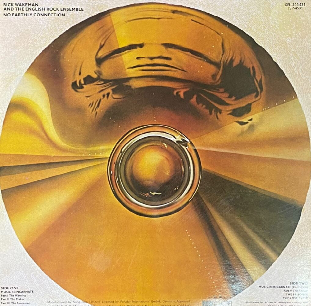 [LP] 릭 웨이크먼 - Rick Wakeman - No Earthly Connection LP [성음-라이센스반]