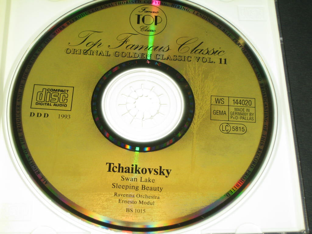 ORIGINAL GOLDEN CLASSIC VOL.11 CD음반 - Tchaikovsky ,,,  (DDD 녹음방식 1993 독일 ) ,,, Swan Lake Sleeping Beauty