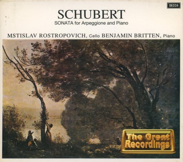 Schubert : 아르페지오네를 위한 소나타 (Sonata for Arpeggione and Piano) - 브리튼(Benjamin Britten),로스트로포비치(Rostropovich)(2CD)(미개봉)