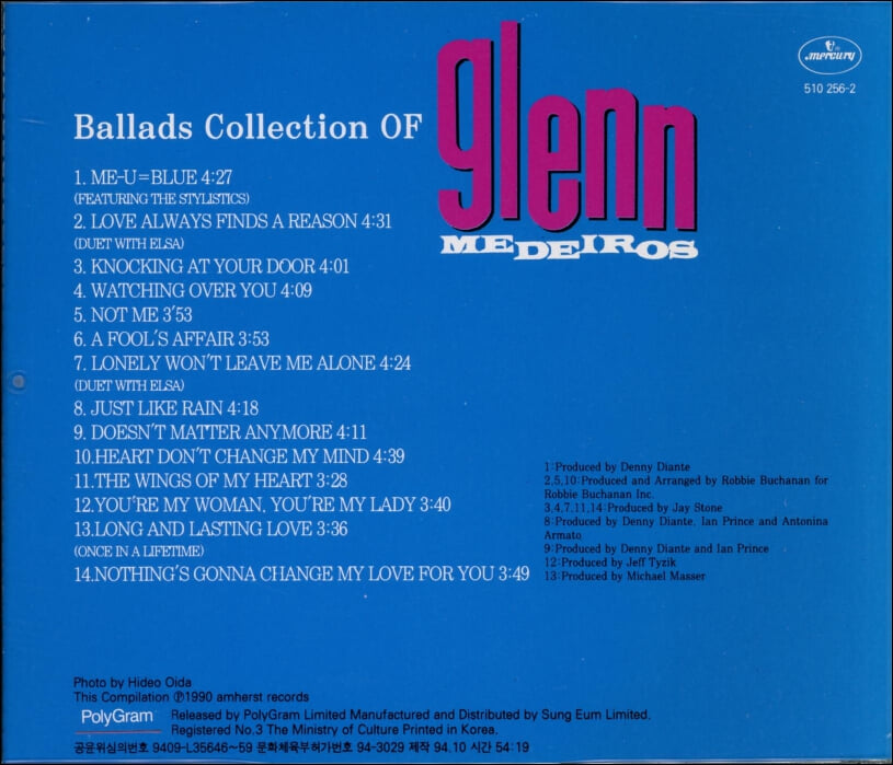 글렌 메데이로스 (Glenn Medeiros) - Ballads