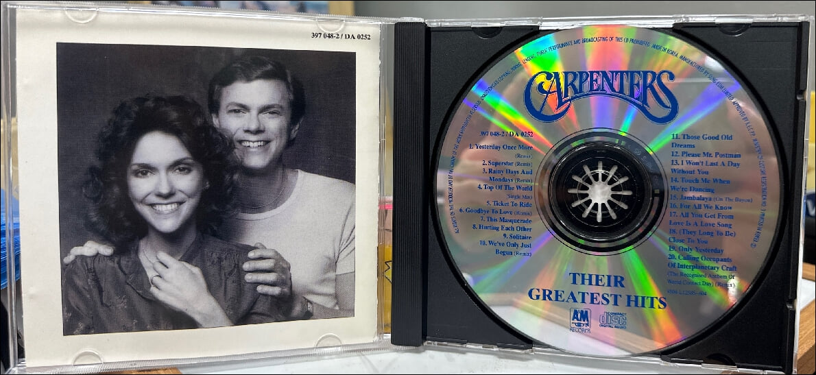 카펜터스 (Carpenters) - Their Greatest Hits