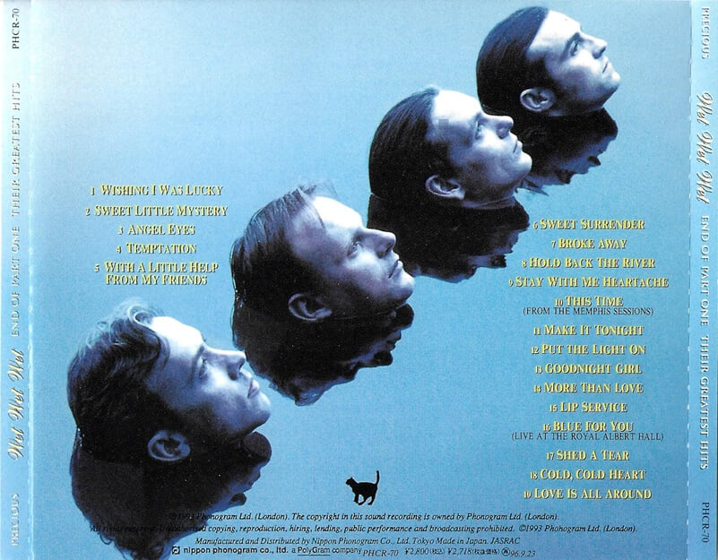 [일본반] Wet Wet Wet - End Of Part One Their Greatest Hits