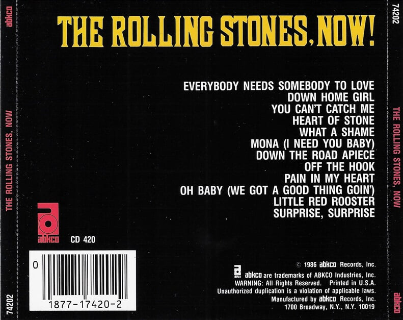 [수입] The Rolling Stones - The Rolling Stones, Now !