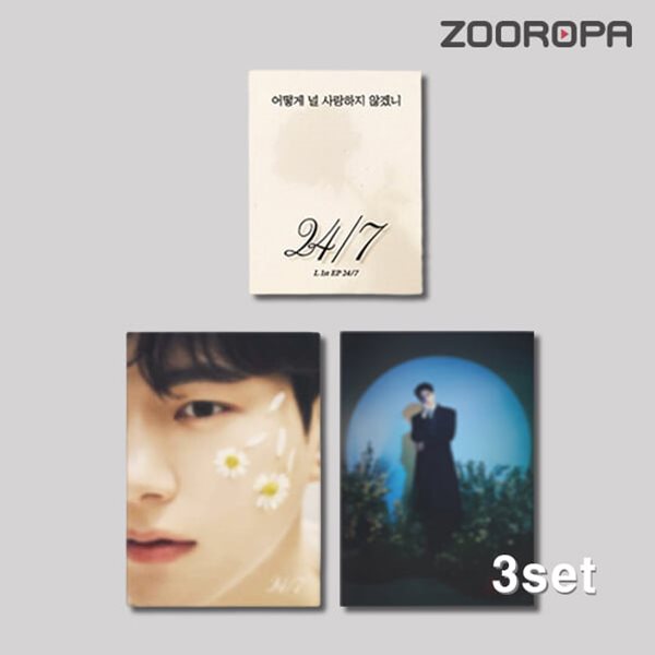 [미개봉/3종세트] L (엘 김명수) 24 7 1st EP