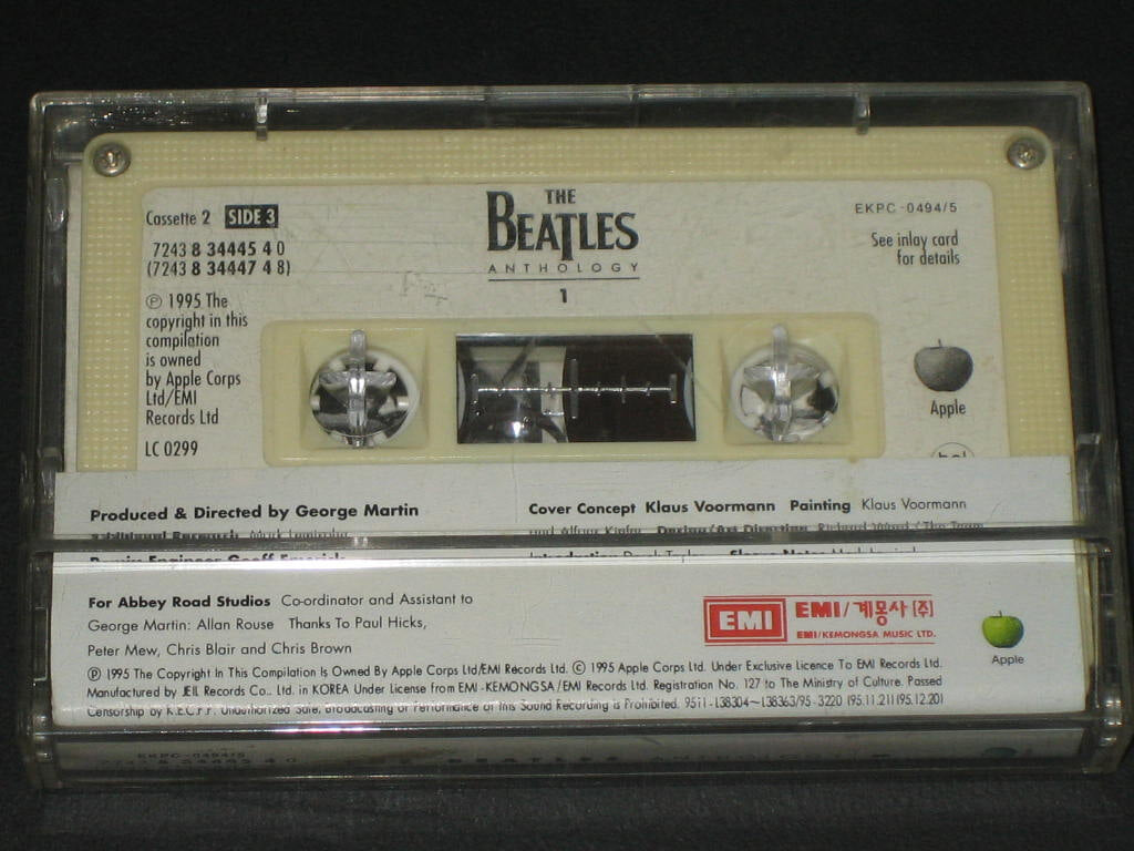 비틀즈 앤솔로지1 (카세트2) Beatles Anthology 카세트 테이프 1pcs