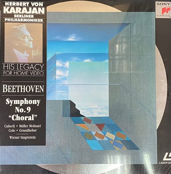 [LD] 카라얀 - Karajan - Beethoven Symphony No.9 Choral LD [미개봉] [독일발매]