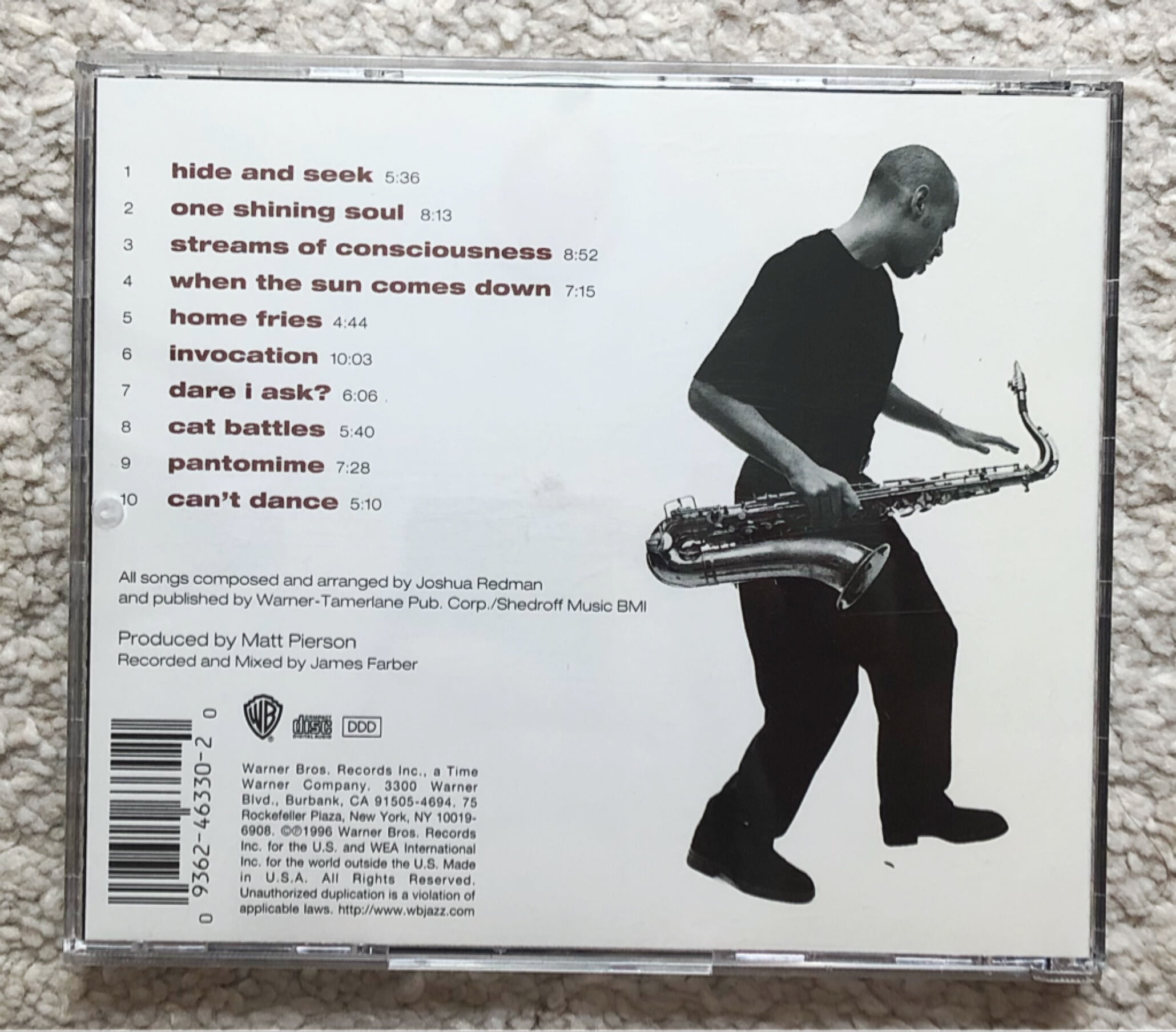 [CD] 수입반 JOSHUA REDMAN (US 발매)