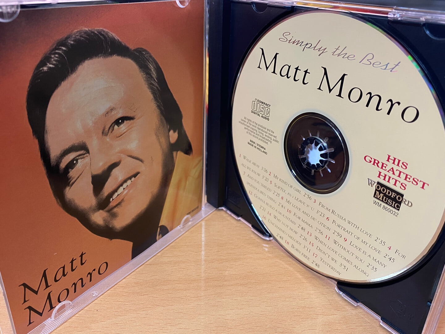 매트 몬로 - Matt Monro - Born Free His Greatest Hits [홀랜드발매]