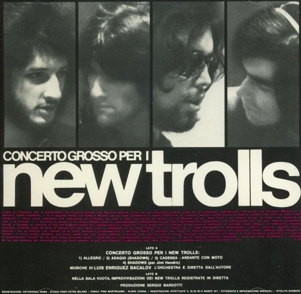 뉴 트롤스 - New Trolls - Concerto Grosso Per 1, 2 [이태리발매]