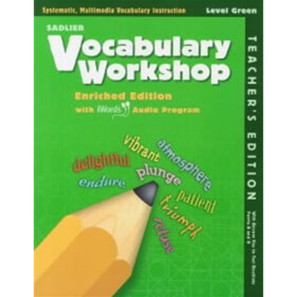 Vocabulary Workshop(enriched) Teacher‘s Guide: Green