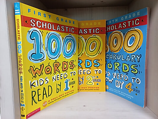 100 Words Kids Need to Read by 1st Grade+2nd Grade/100 Vocabulary Words Kids Need to Know by 4th Grade/[3권]  (Paperback)