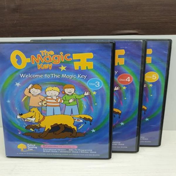 Oxford The Magic Key DVD 3~5번 3종 세트