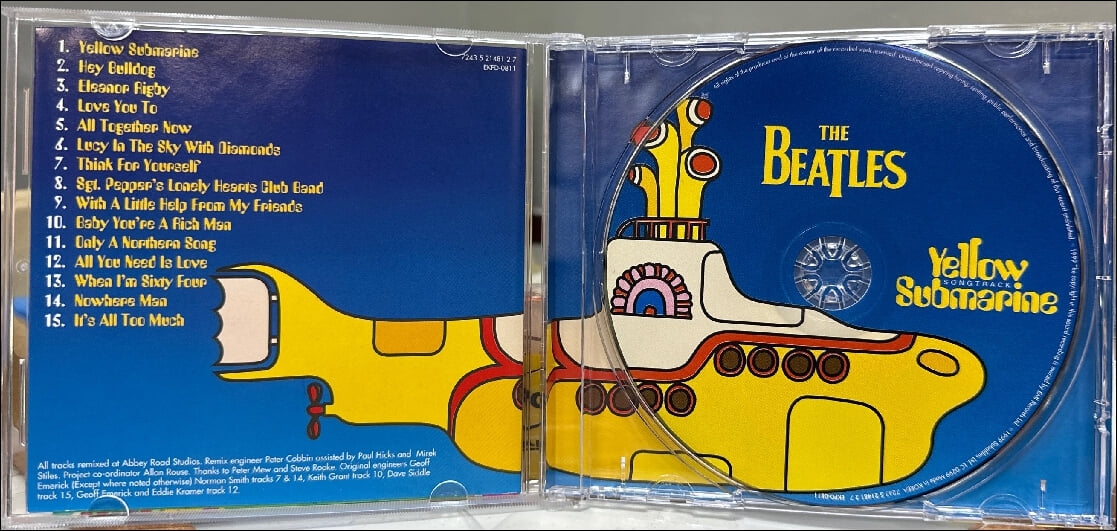 비틀즈 (The Beatles) - Yellow Submarine Songtrack