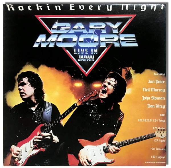 [국내반LP] Gary Moore-Rockin‘ Every Night - Live In Japan