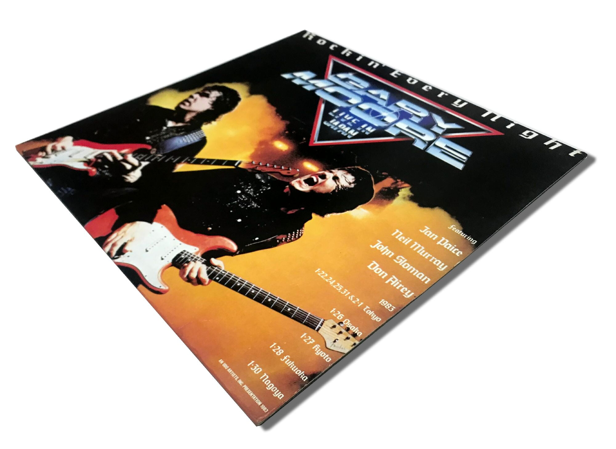 [국내반LP] Gary Moore-Rockin‘ Every Night - Live In Japan