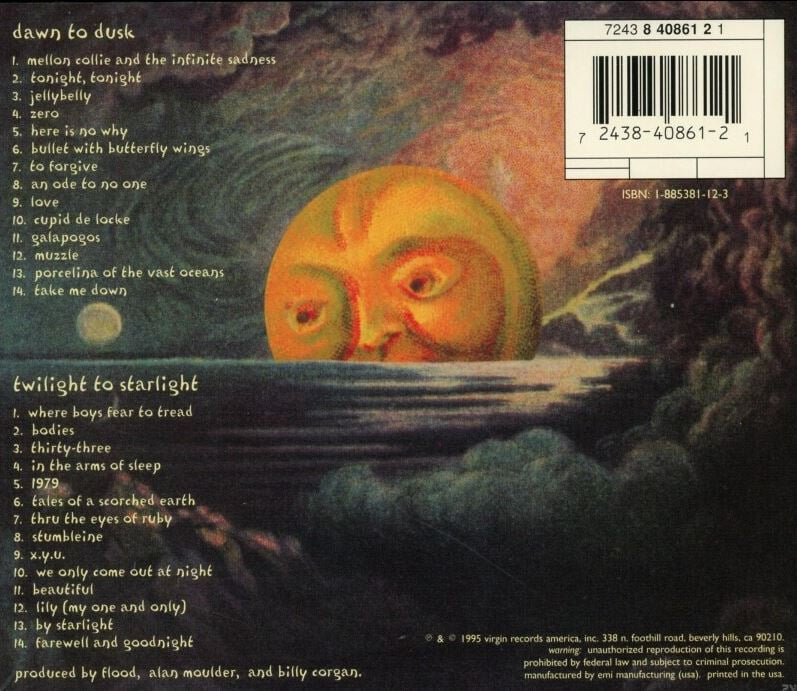 스매싱 펌킨스 - The Smashing Pumpkins - Mellon Collie And The Infinite Sadness 2Cds [U.S발매]