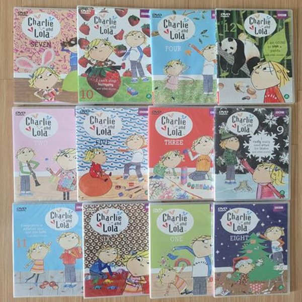 Charlie and Lola 찰리 앤 롤라 DVD 12장 dvd