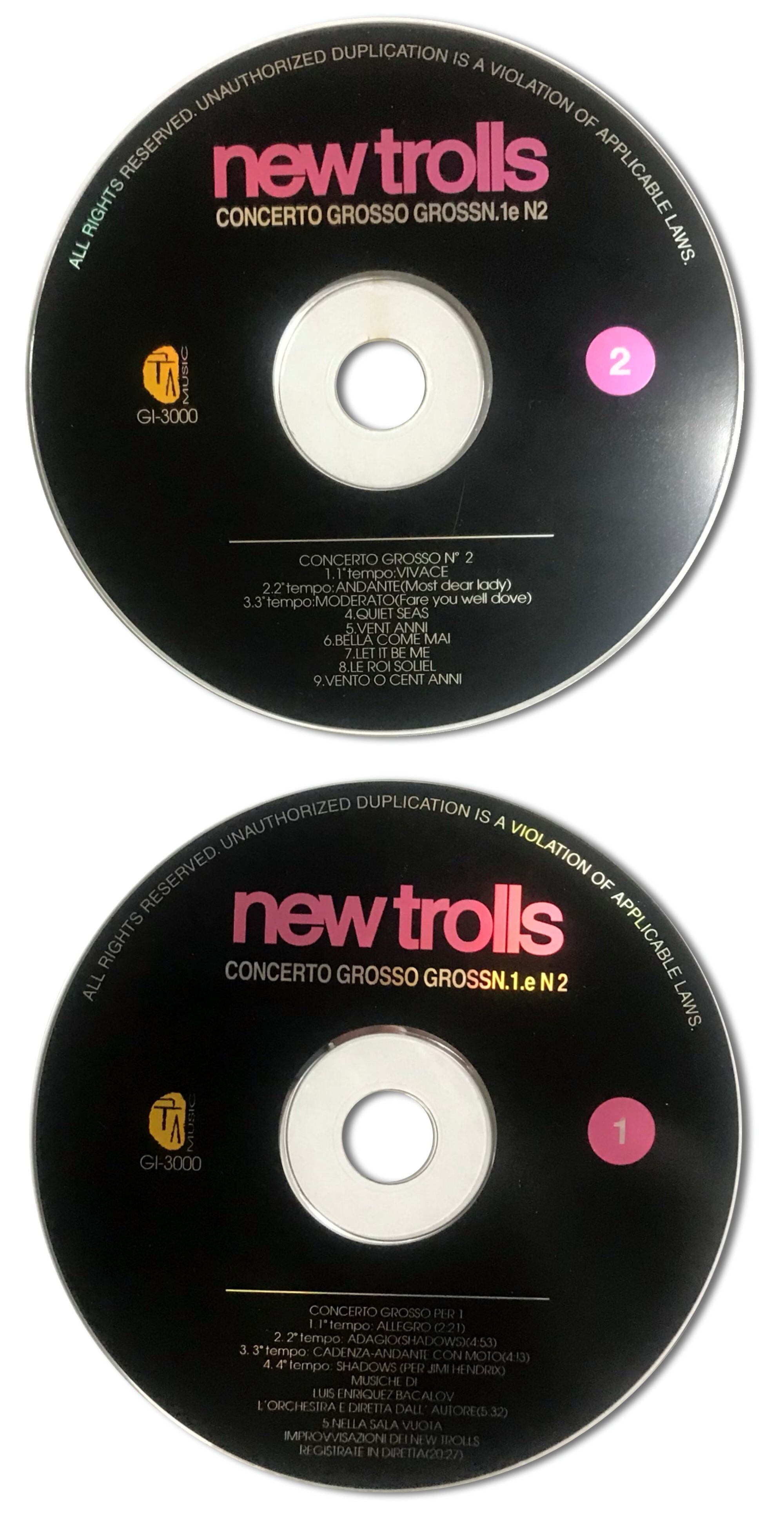 New Trolls (뉴 트롤스) - Concerto Grosso Per 1-2