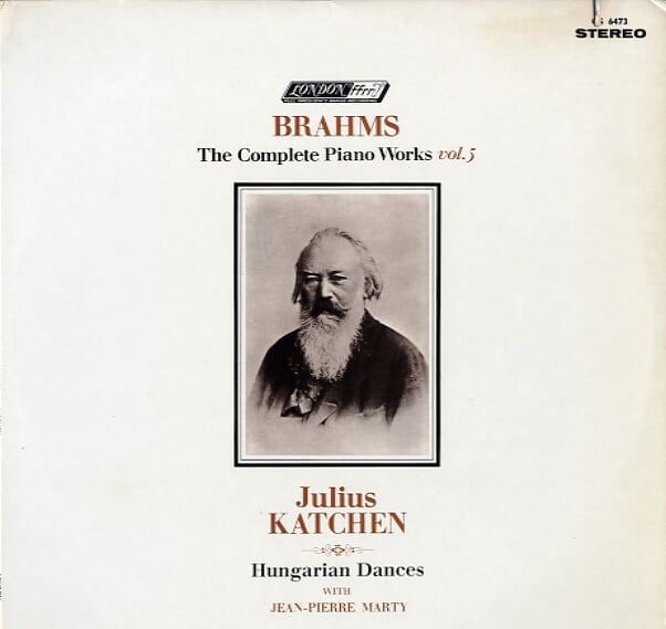 [수입][LP] Brahms Hungarian Dances - Julius Katchen with Jean-Pierre Marty