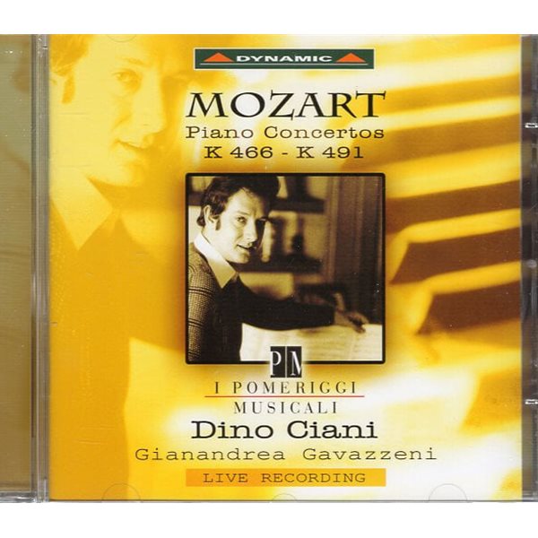 [수입] Mozart Piano Concertos No.20 (K.466) &amp; No.24 (K.491) - Dino Ciani