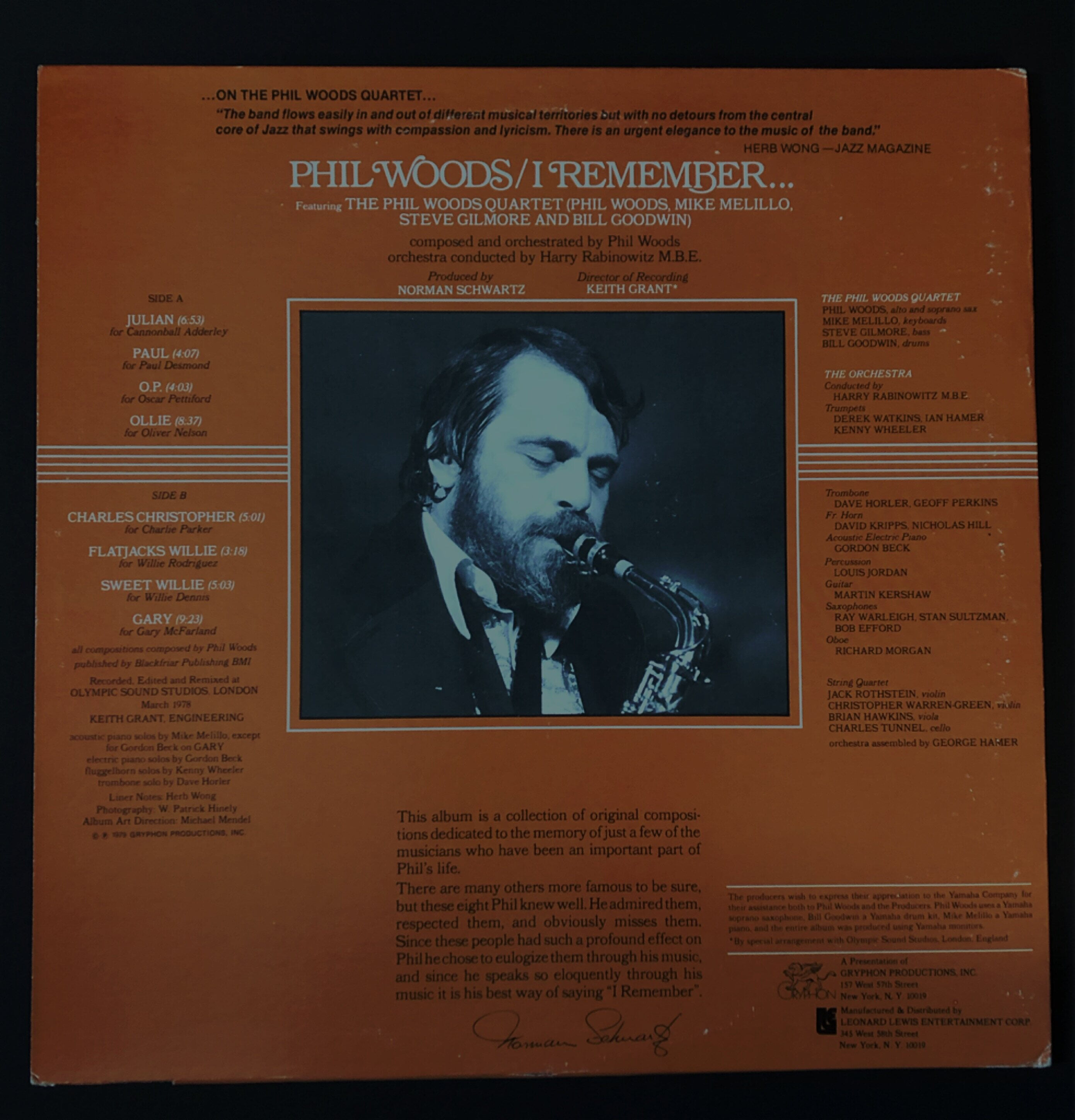 [LP] 수입원반 PHIL WOODS G-788-0798