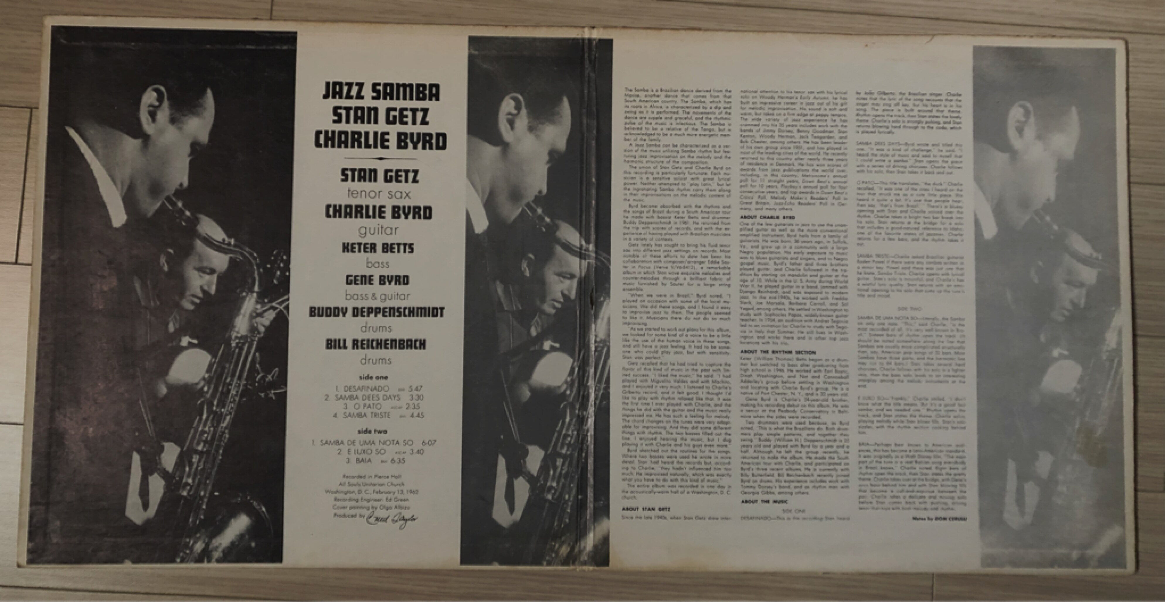 [LP] 수입원반 STAN GETZ CHARLIE BYRD V-8432 (MONO반)