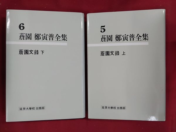 담원 정인보전집 5.6 - 단원문록 상,하 (전2권) / 전부한문