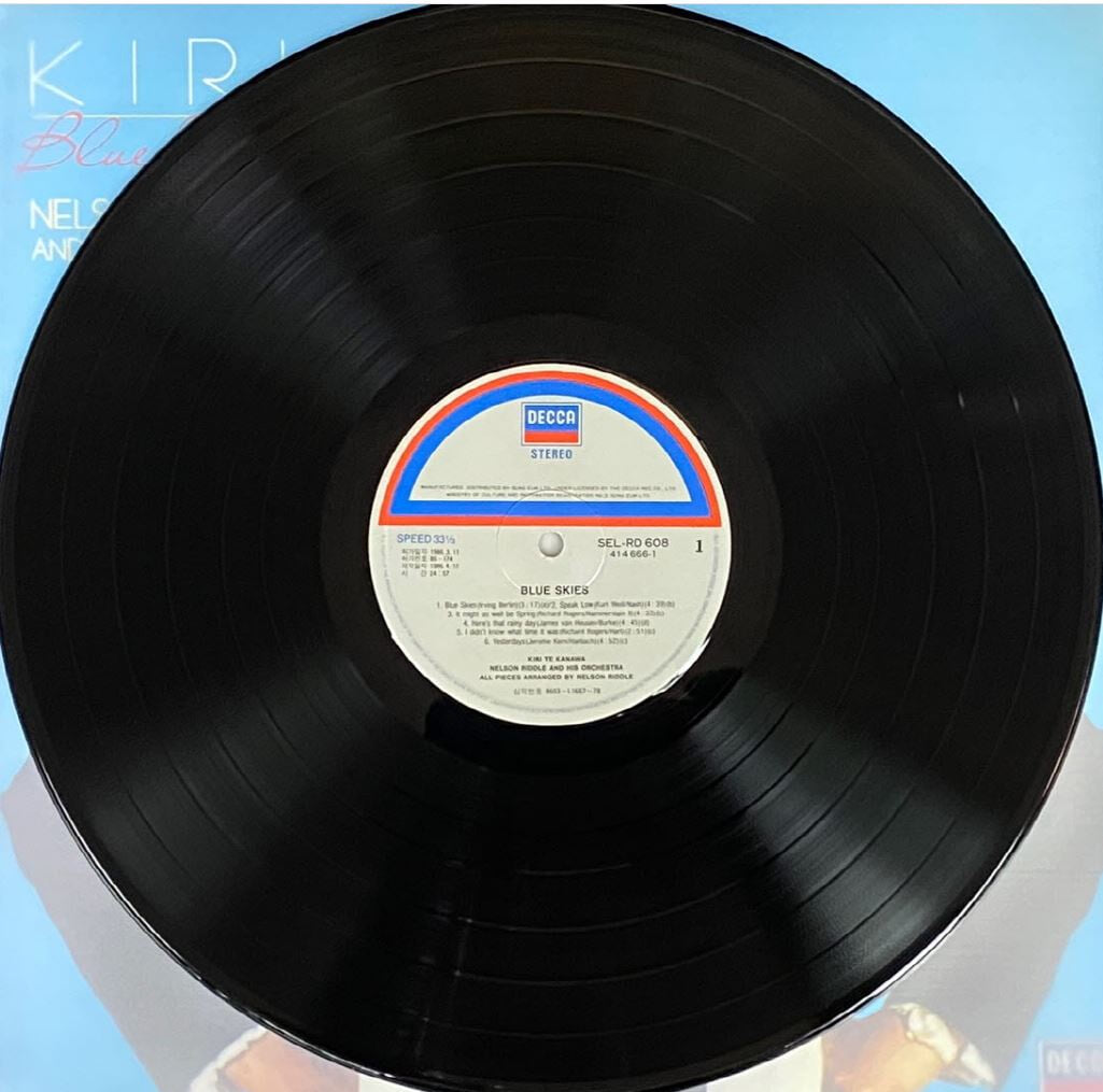 [LP] 키리 테 카나와 - Kiri Te Kanawa - Blue Skies LP [성음-라이센스반]