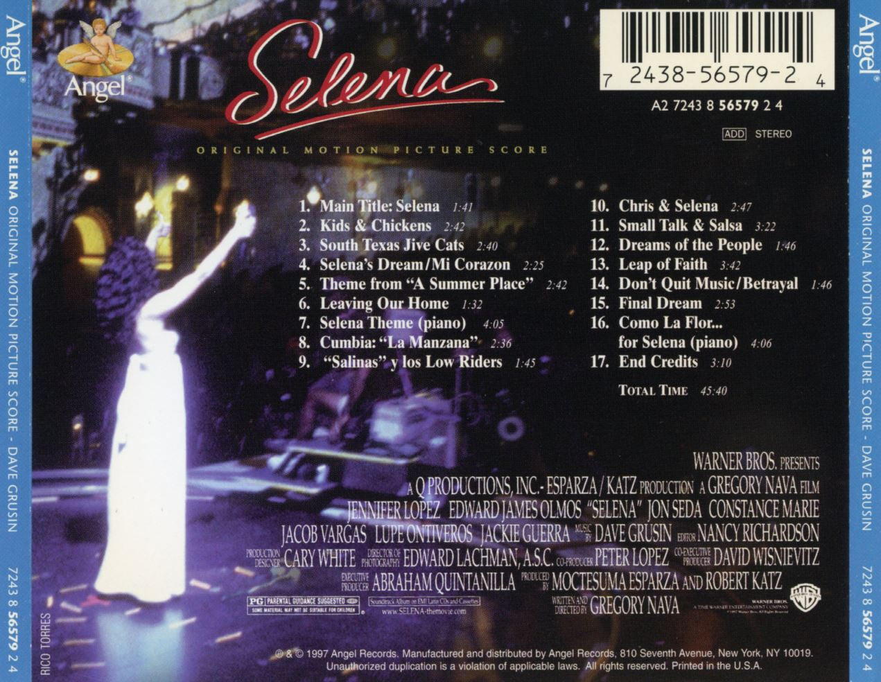 셀레나 - Selena OST (Dave Grusin) [U.S발매]