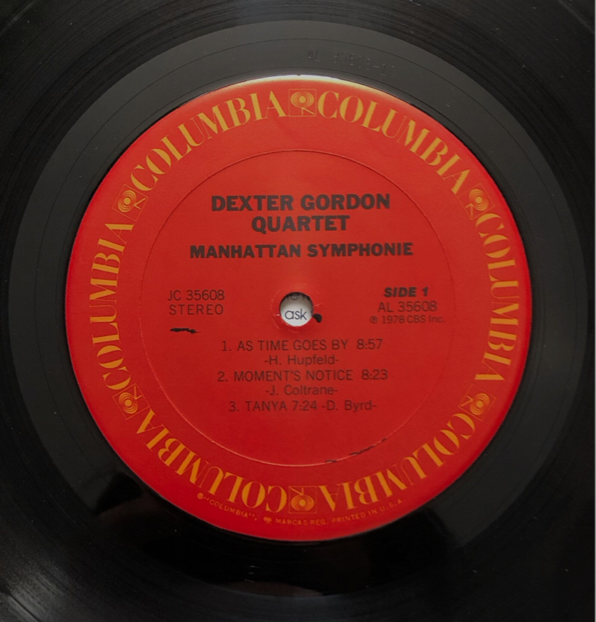 [LP] 수입원반 DEXTER GORDON QUARTET JC-35608