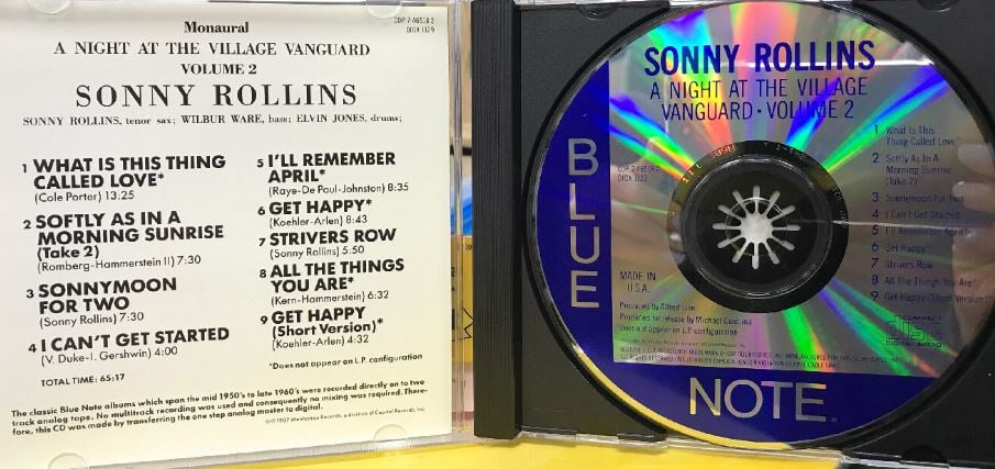 소니 롤린스 - Sonny Rollins - A Night At The Village Vanguard Volume 2 [U.S발매]