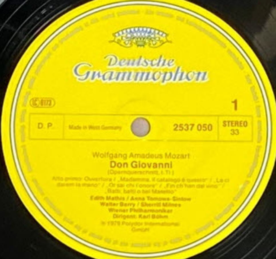 [LP] 칼 뵘 - Karl Bohm - Mozart Don Giovanni Querschnitt LP [독일반]