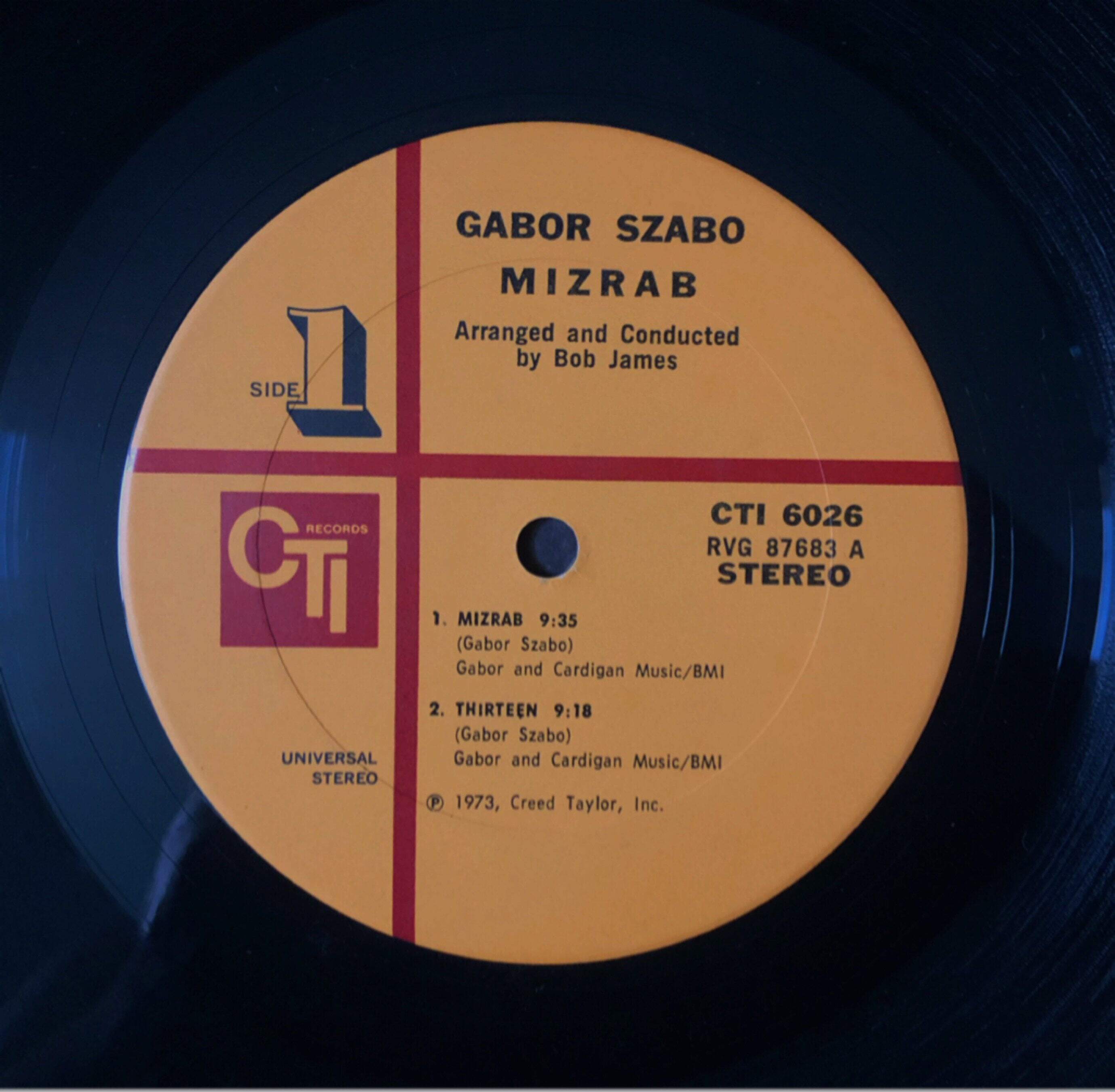 [LP] 수입원반 GABOR SZABO CTI-6026