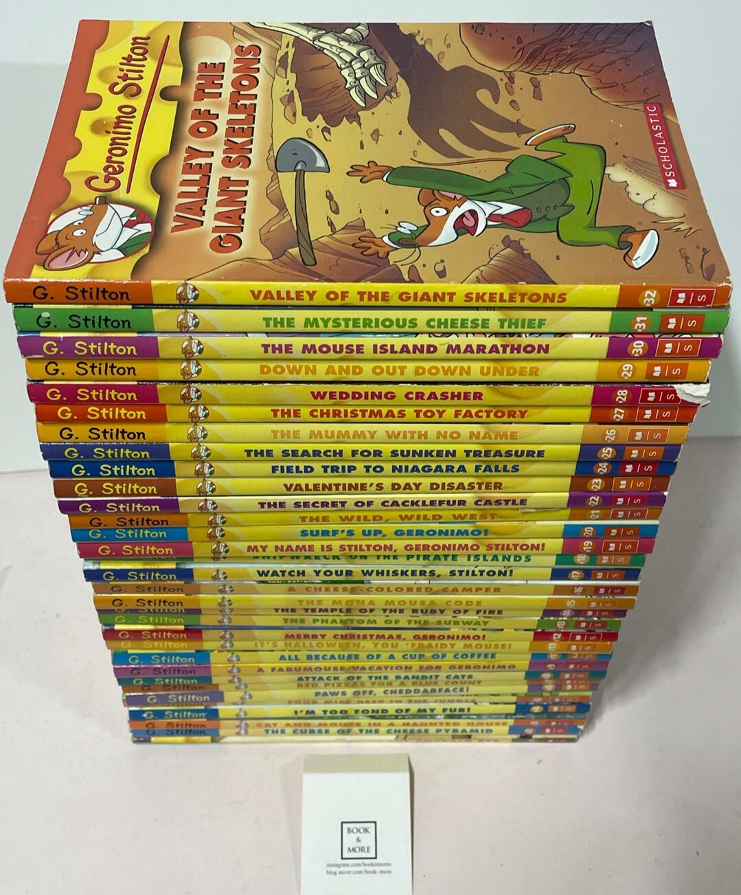 제로니모의 환상 모험 원서 Geronimo Stilton 32권 세트 / Scholastic / 상태 : 상 (설명과 사진 참고)