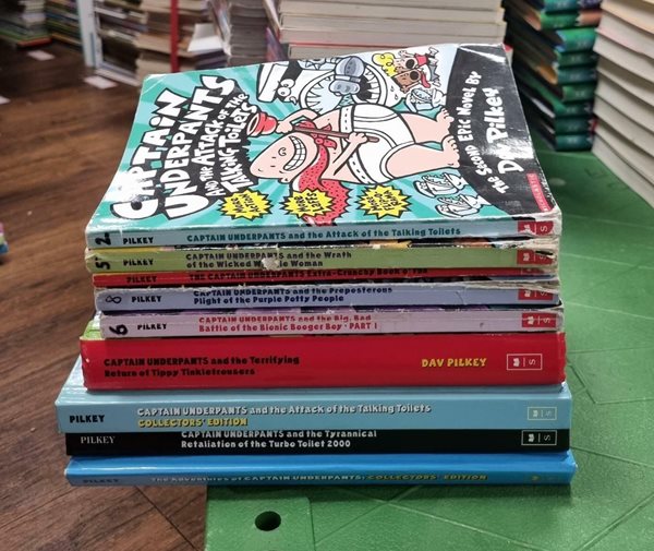 The Captain Underpants 9권 세트 Scholastic