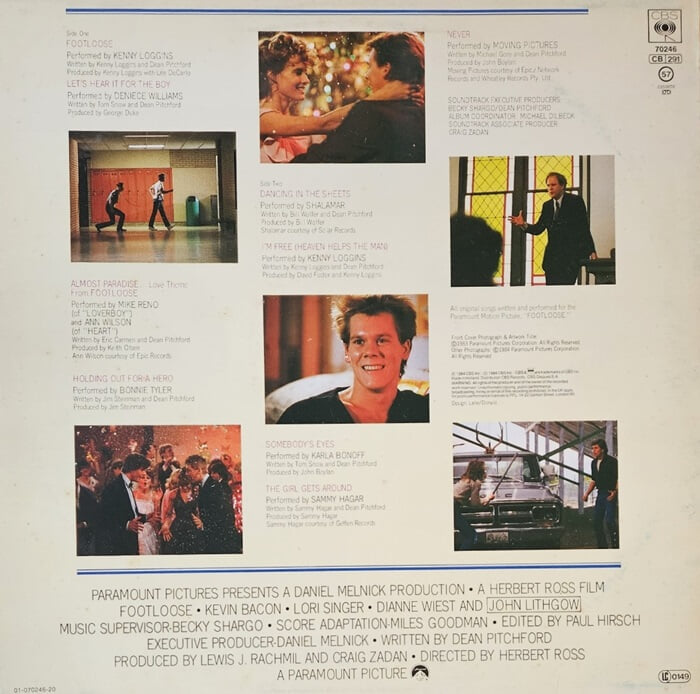 [LP] Various Artists - Footloose (Original Motion Picture Soundtrack)  일본반