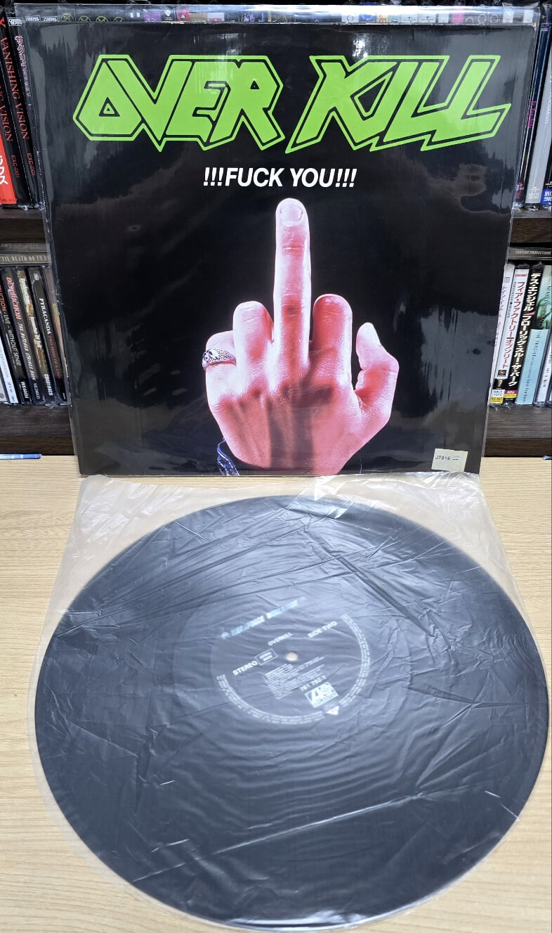 (희귀 초판 / 수입반 LP 바이닐) Overkill - !!!Fuck You!!!