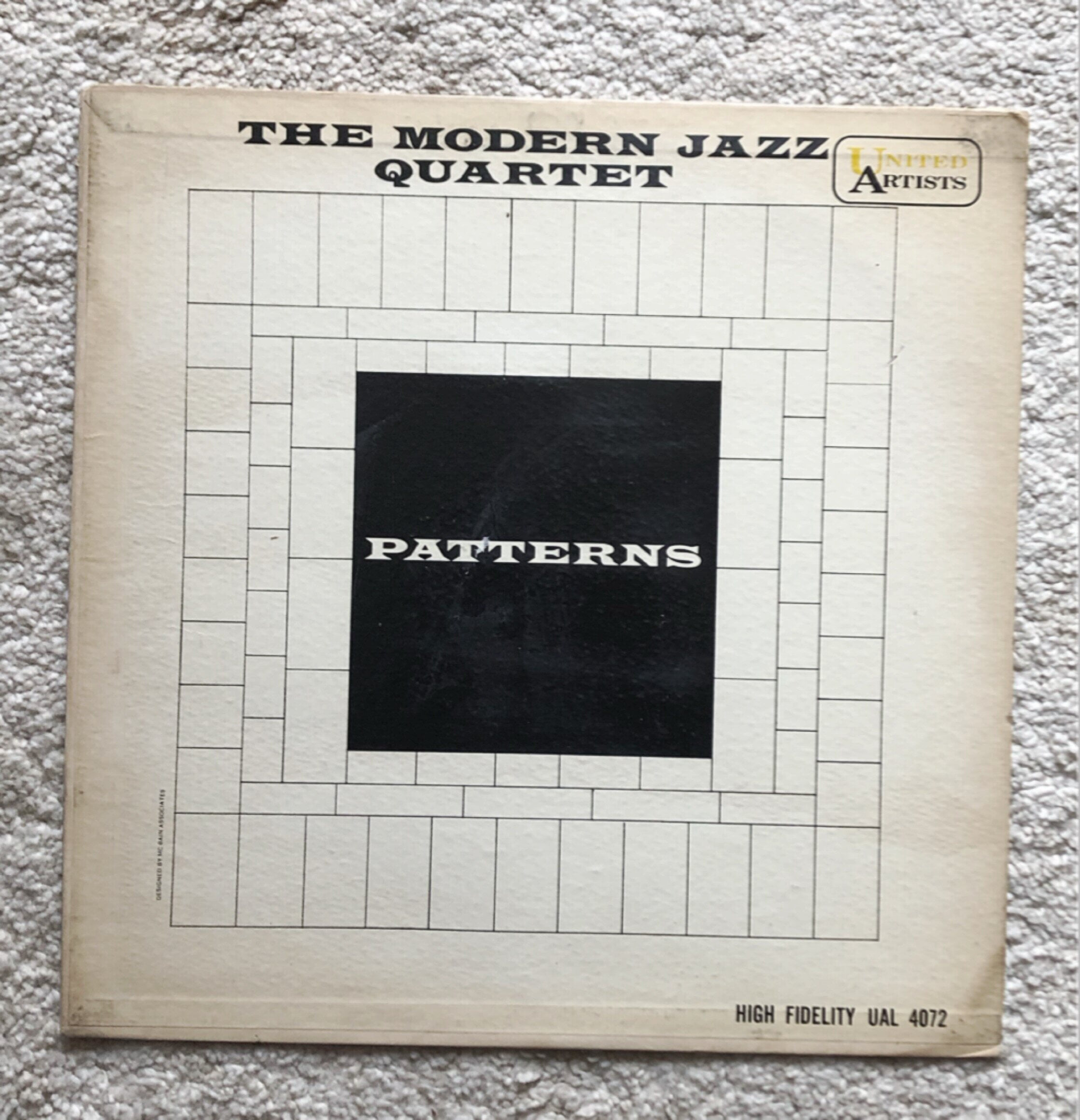 [LP] 수입원반 THE MODERN JAZZ QUARTET UAL-4072 (MONO반)