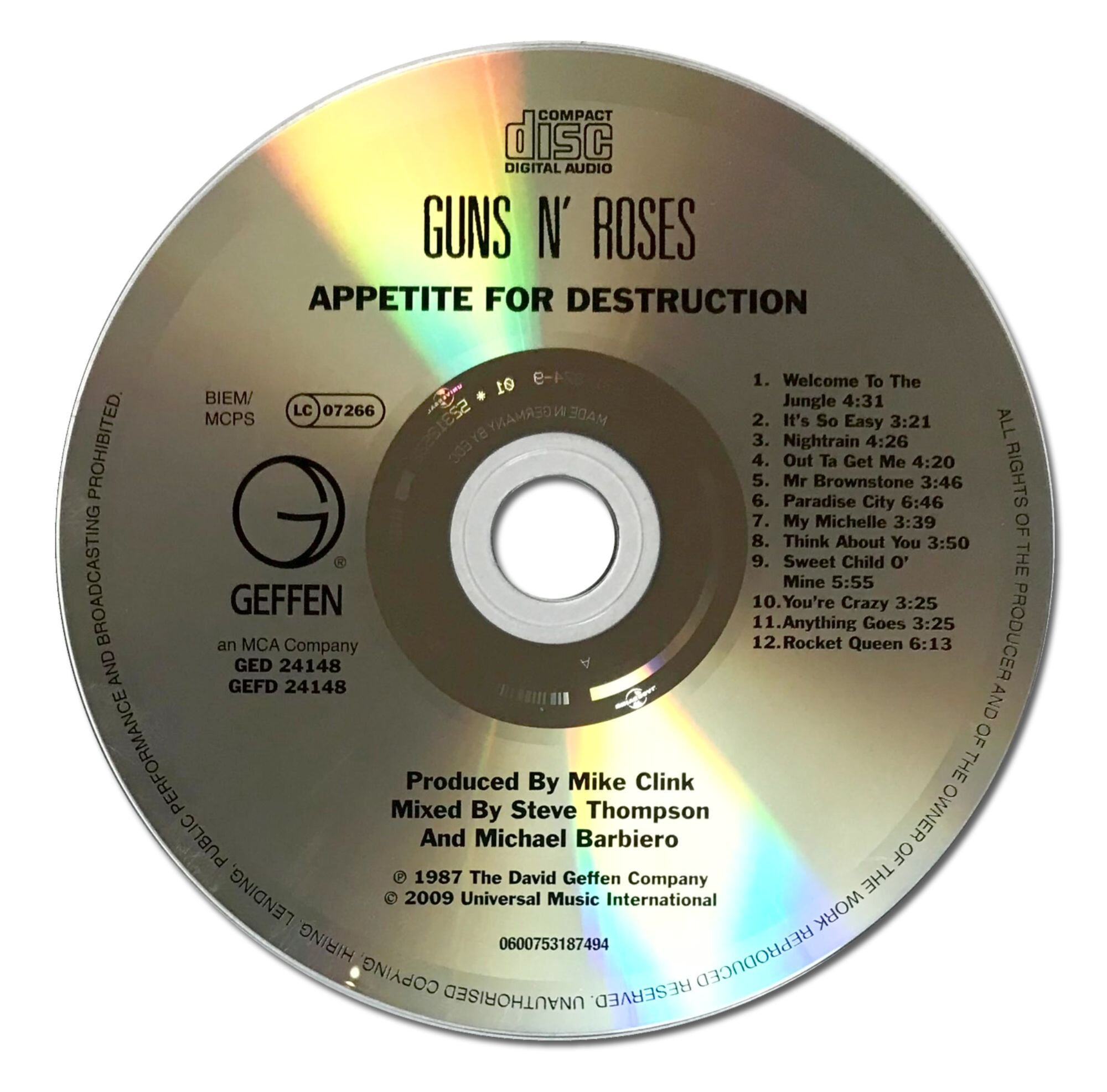 [수입CD] Guns N‘ Roses - Appetite for Destruction (Digipack)