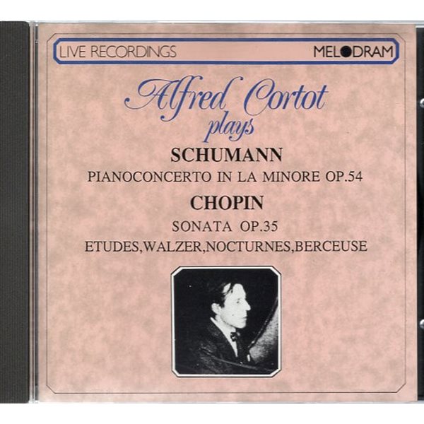 [중고] Alfred Cortot / Schumann: Pianoconcerto In La Minore Op.54, Chopin: Sonata Op.35, Etudes, Walzer, Nocturnes, Berceuse (수입/mel18018)