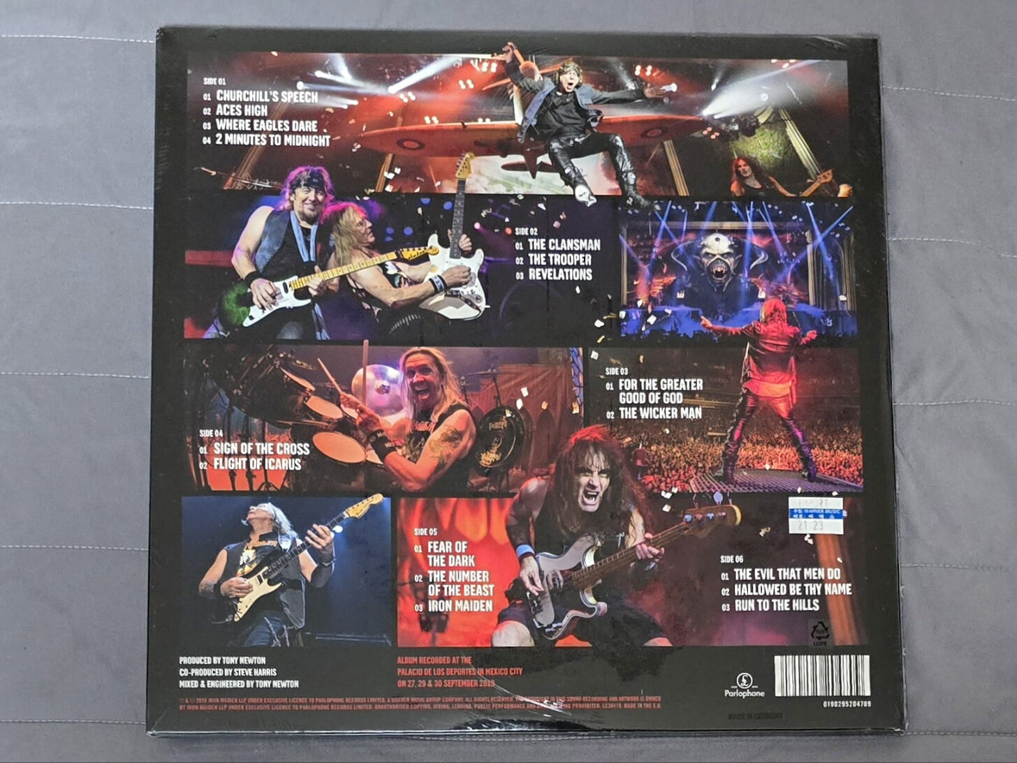 (미개봉 / 3LP / 수입 바이닐) Iron Maiden 아이언메이든 Nights Of The Dead, Legacy Of The Beast: Live In Mexico City