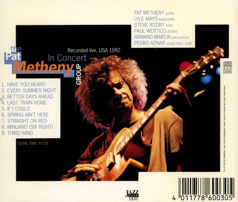 팻 메스니 그룹 - The Pat Metheny Group - In Concert [독일발매]