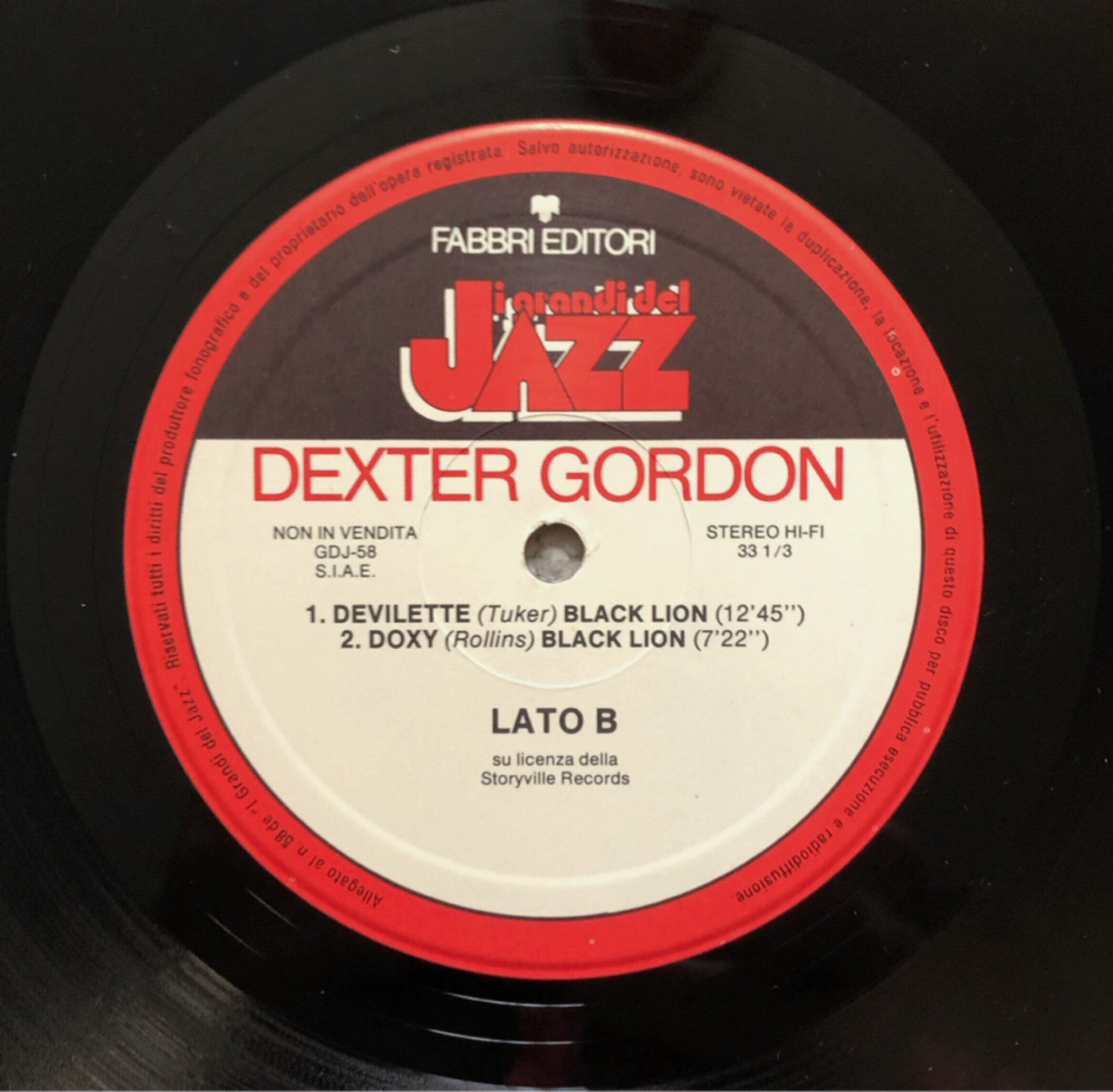 [LP] 수입원반 DEXTER GORDON